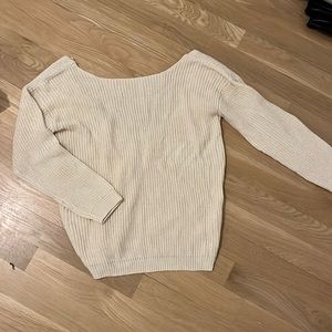 Nasty Gal Low Back Knitted Sweater